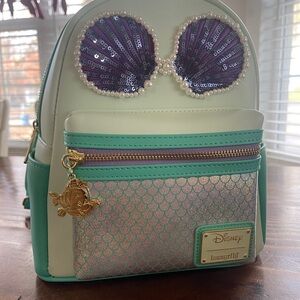 Disney Loungefly Mermaid Ariel Mini Backpack